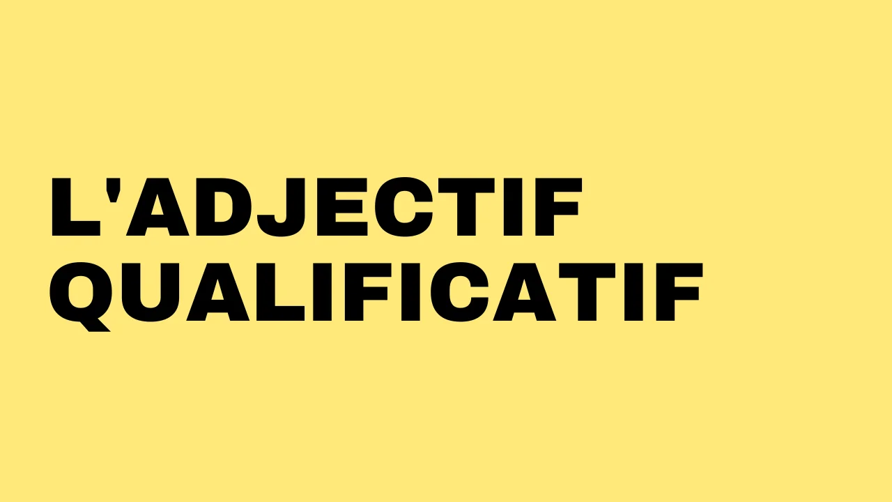 adjectif