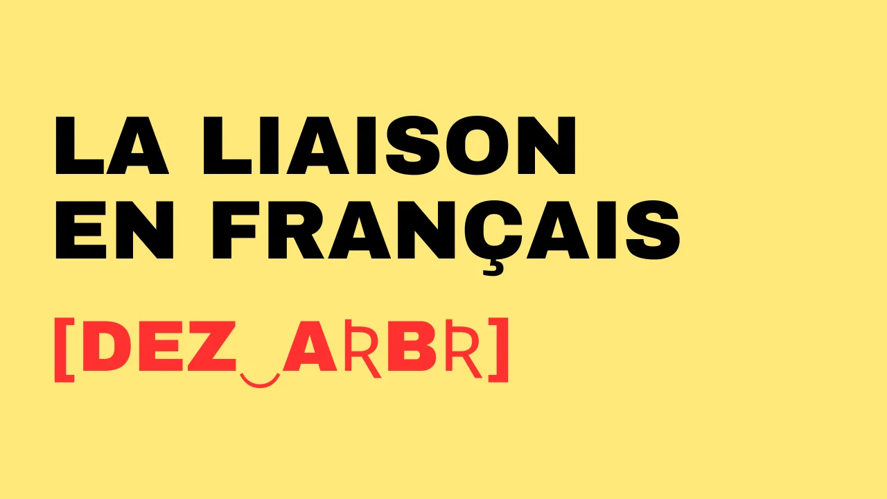 Liaison in French – All French