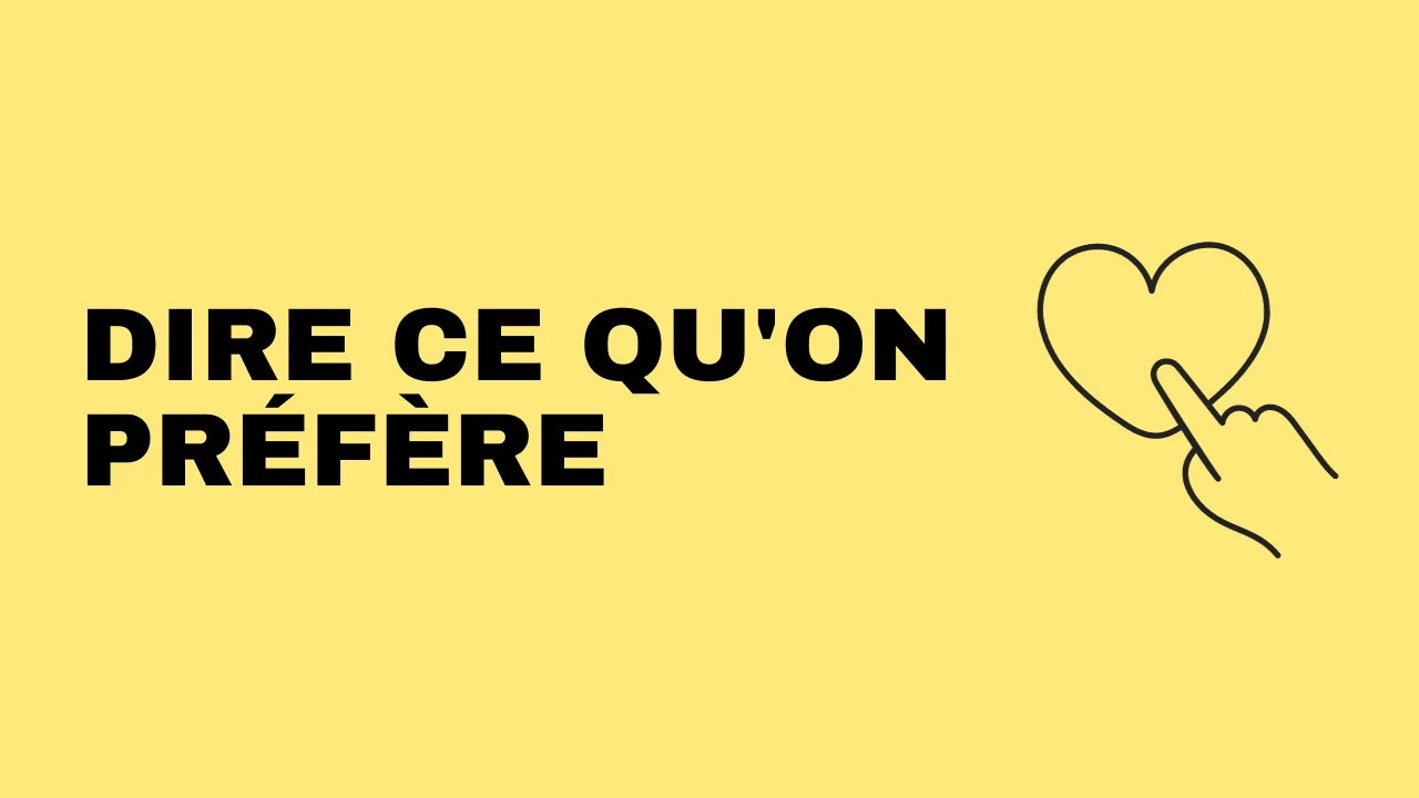 Apprendre le français - dire ce qu'on préfère