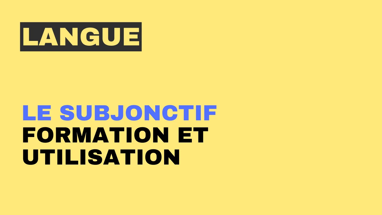 Read more about the article How to form and use the present subjunctive in French