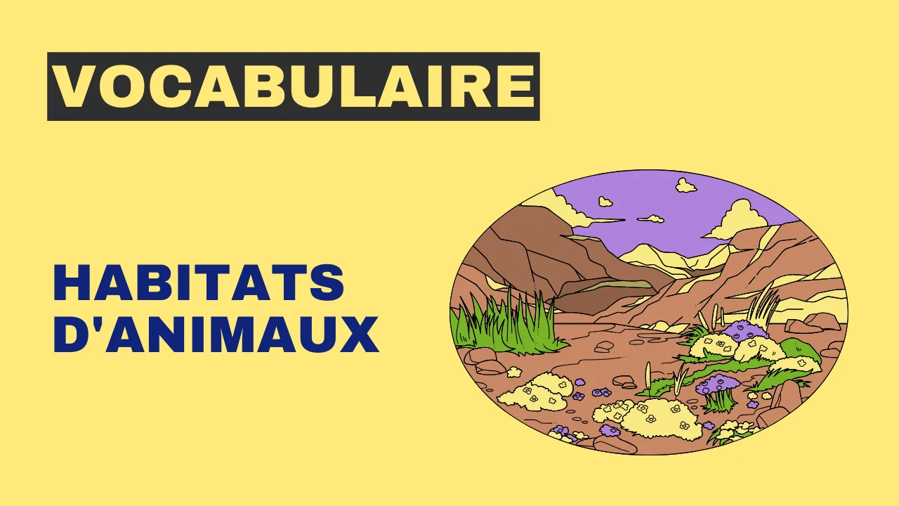 Vocabulaire : Habitats D'animaux – Tout Le Français