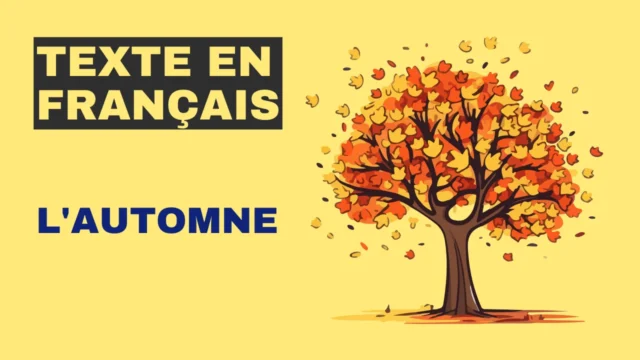 Texte en français : L'automne