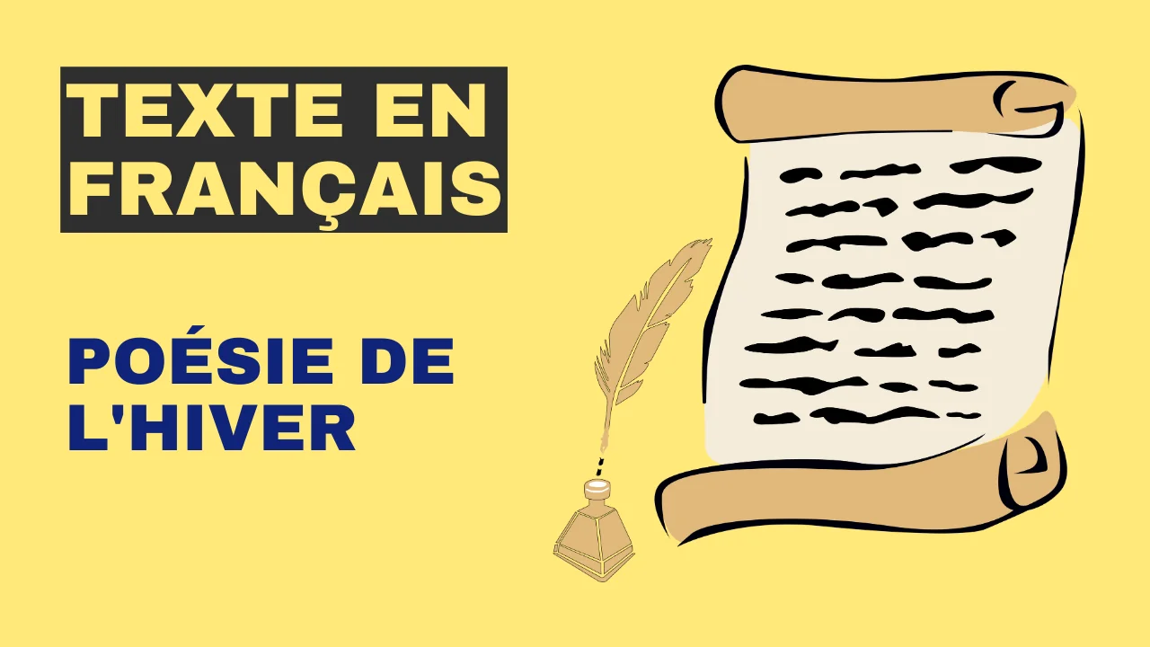 Texte en français : Poésie de l'hiver