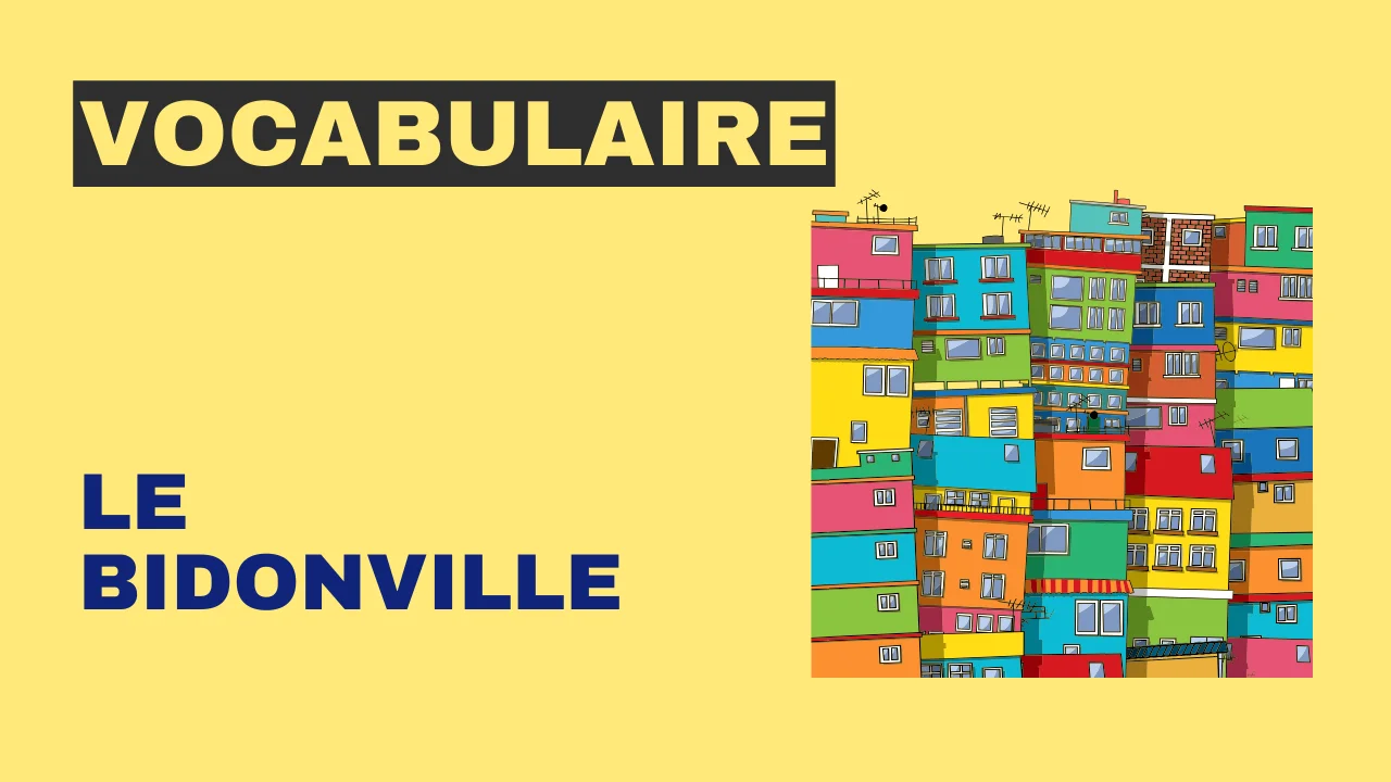 Vocabulaire : le bidonville