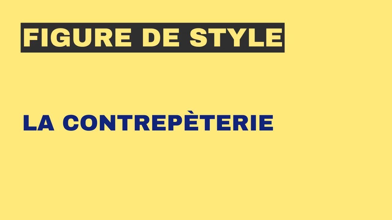 Figure de style : la contrepèterie