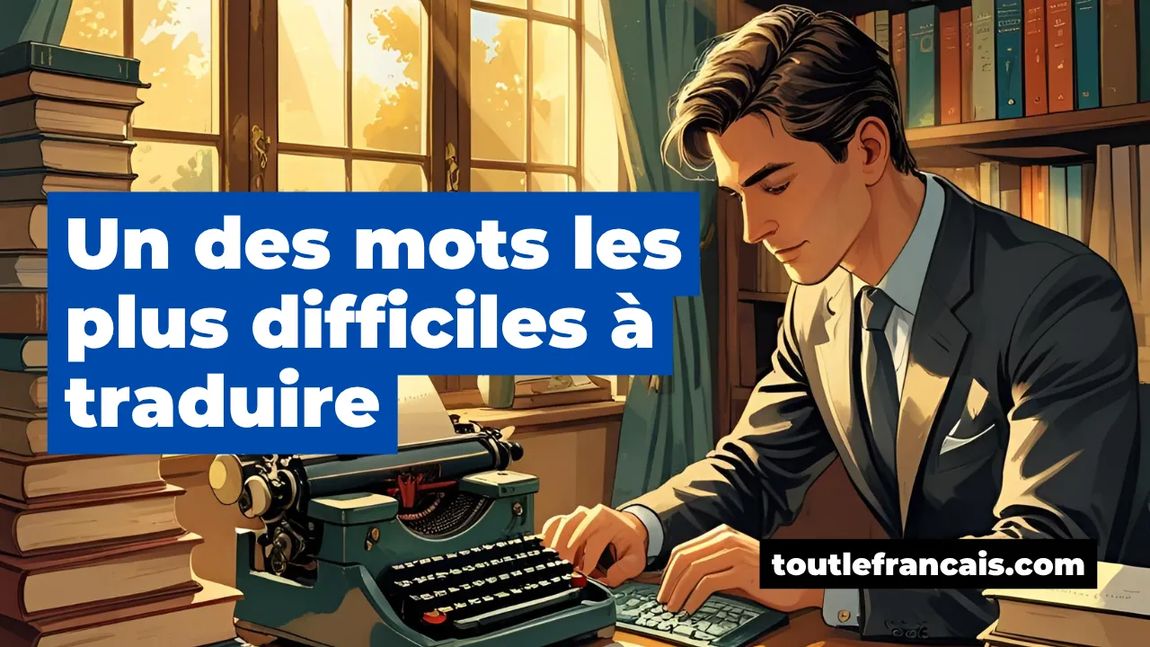 Un des mots les plus difficiles à traduire