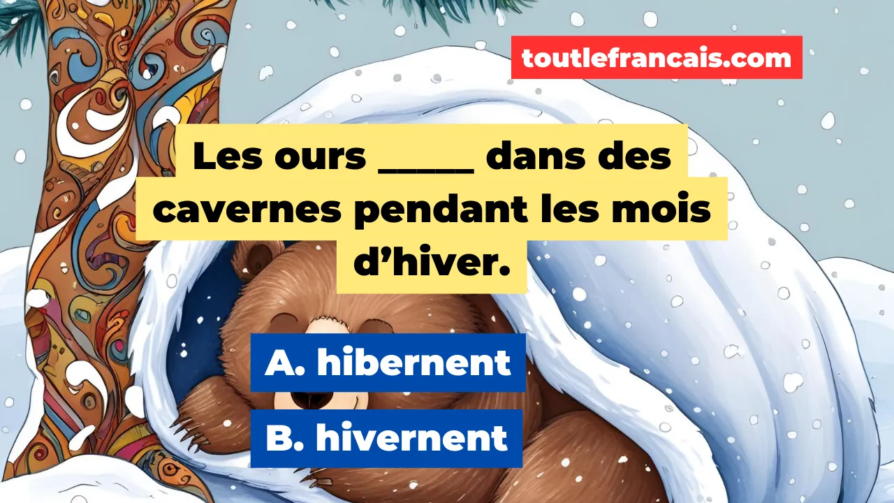 Lire la suite à propos de l’article Paronymes : hiberner et hiverner