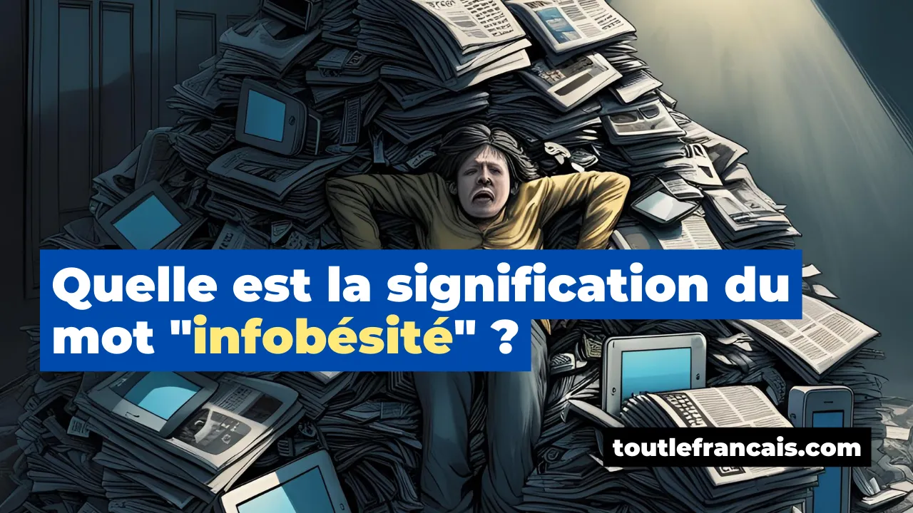 Quelle est la signification du mot "infobésité" ?